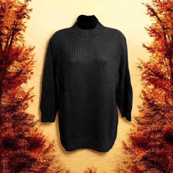 NWT Ricki’s Ladies Size XXL Black Acrylic/Angora Crewneck Sweater - Picture 15 of 15